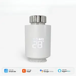 Thermostat Radiator Actuator Smart TRV Thermostatic Valve Controller Works With Tuya Alexa Google Home Alice