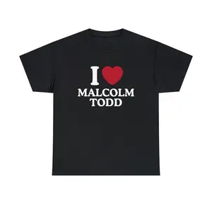 I Love Malcolm Todd Shirt, vintage 90s graphic tees