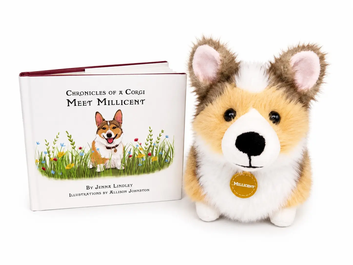 Corgi Soft Plush Companion Set with Children's Book, Kids' Stuffed Animal Toy