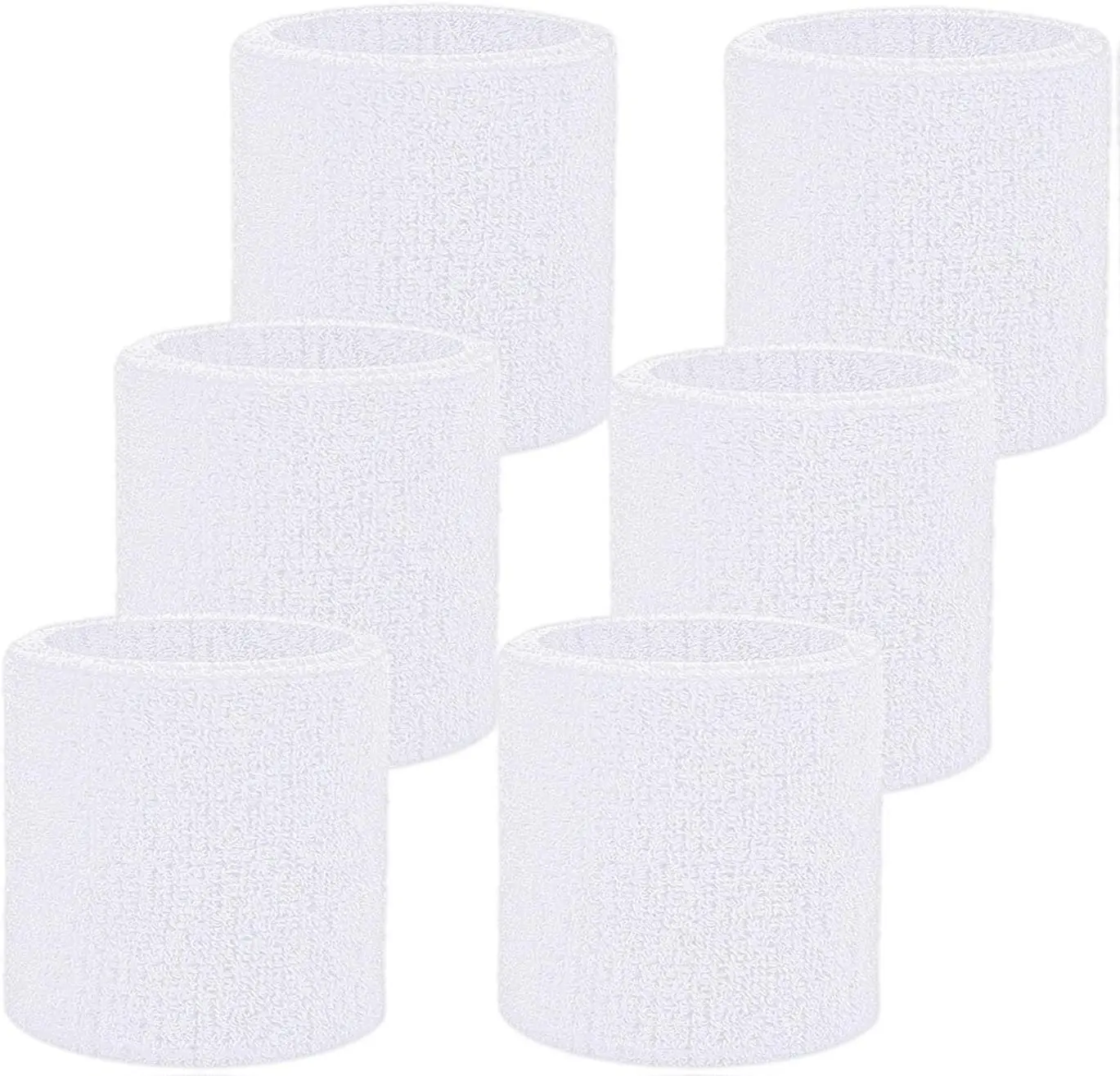 Wristbands Sweatbands for Men & Women, Breathable Tennis Wrist Bands Absorbent Sweat Band Multiuse Wristband for Basketball, Running, Gym, Working Out
