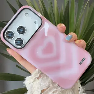 Labzone Leopard Print Magnetic Phone Case for iPhone 17 16 15 14 13 Pro Max Double Layered Protective Cover with MagSafe