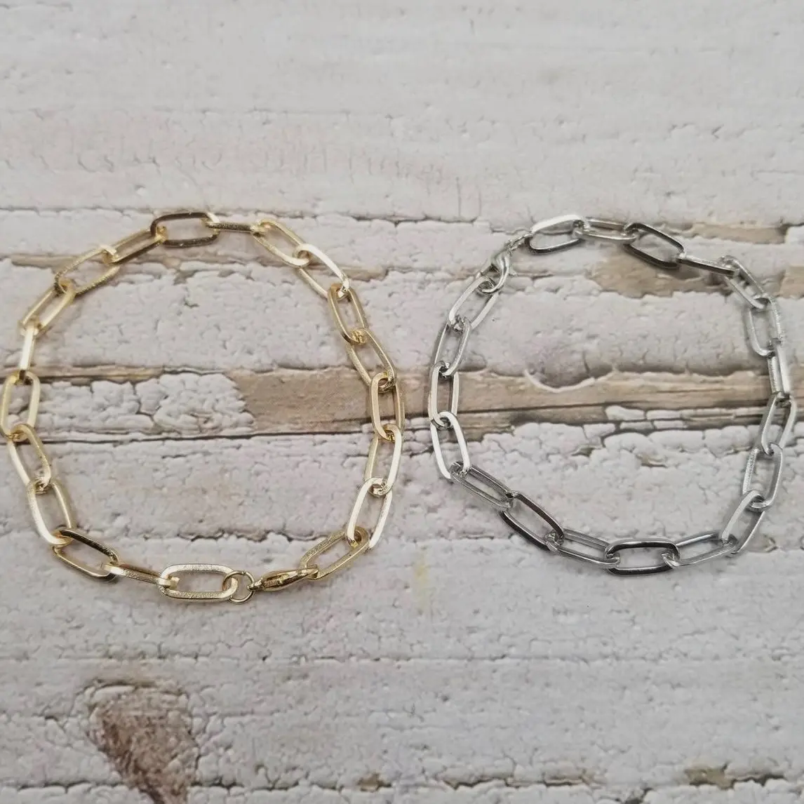Paper Clip Chain Bracelet