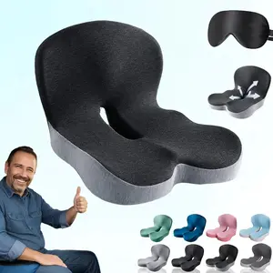 Non-Slip Memory Foam Seat Skin – Soft and Supportive Chair Pad for Office Chairs, Gaming Chairs, Long Sitting, Driving, and Desk Work, Perfect Gift for the Back-to-School Season