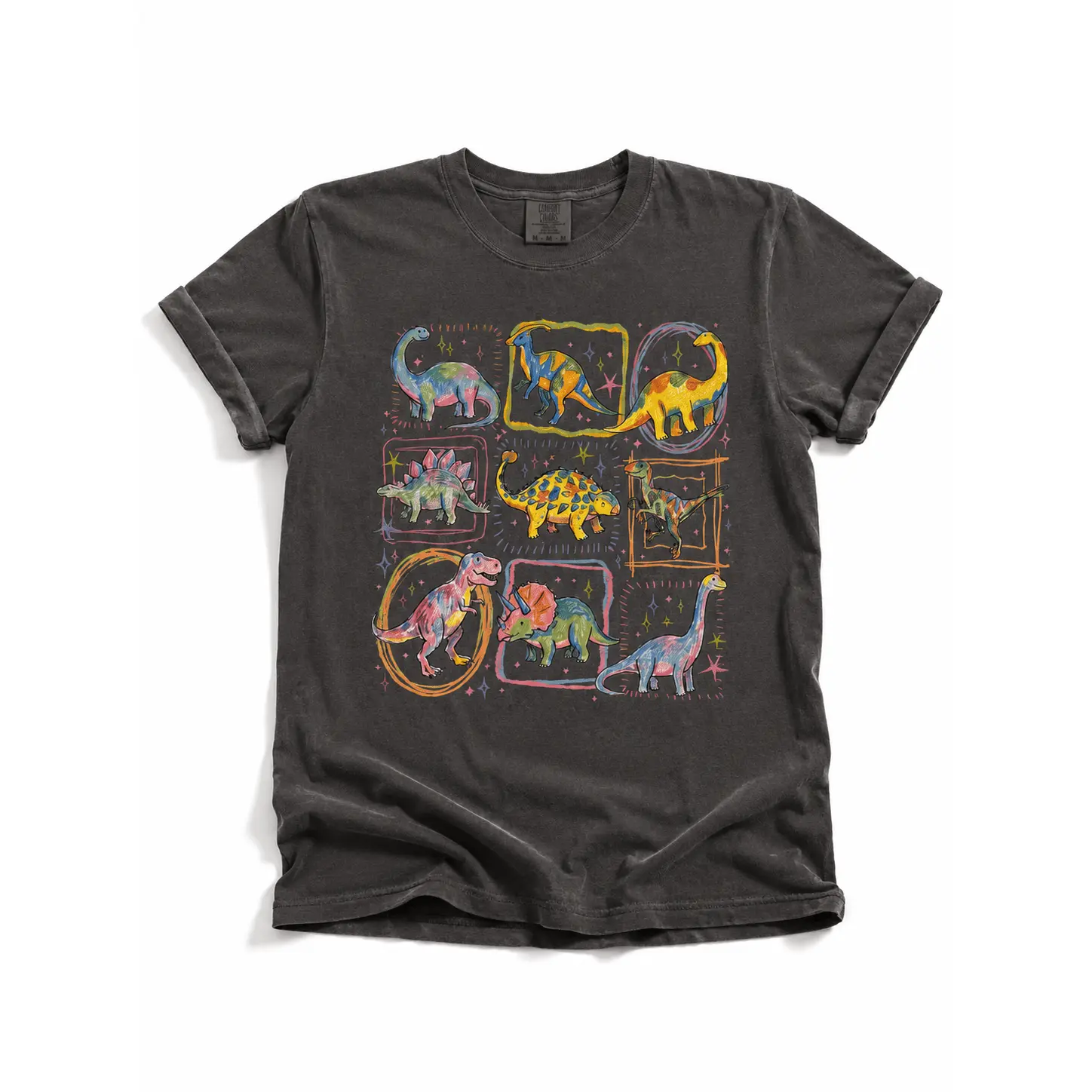 Plus/Reg Short Sleeve Dinosaurs Graphic Tee