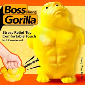 Anti Anxiety Squishy Gorilla Toy Slow Rising Stress Relief Sensory Fidget Toys for Adults and Children Ideal for Office Energy Gas Station