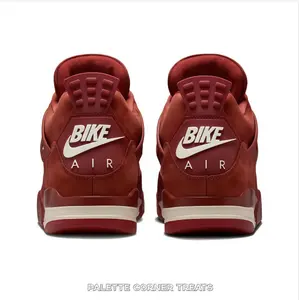 Brick Red Suede Mid-Top Retro Basketball Shoe | Brick by Brick Colorway Streetwear Sneaker