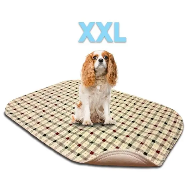 Lennypads 36 x 36 in. 2XL Washable Pet Pad - Tan Plaid