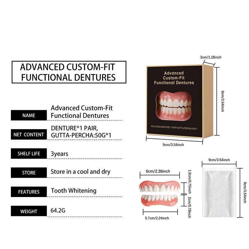 Smile Boosting Dental Veneer Kit Daily Use Teeth Shaping and Whitening Set for Natural and Beautiful Smile Enhancement