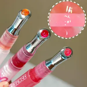 Single pack strawberry flavor grape flavor peach flavor colored lip gloss lip essence honey moisturizing anti-drying lip lines concealing lip oil Lip Moisturizer