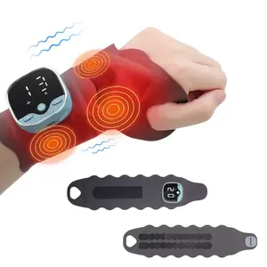 Smart Adjustable Hand Massager with Heat, 5 Modes & 9 Levels for Hand & Wrist Relief, Portable Hand Relaxation Device for Office & Daily Use