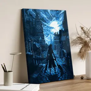 Hunter's Nightmare Pixel Art Print 8bit Bloodborne Poster