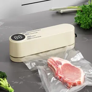 Mini Vacuum Sealer Machine, Home Use Small Automatic Wireless Vacuum Sealer, Compact Design USB Charging, Smart Food Bag Sealing Kitchen Packaging Tool