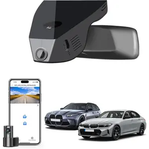 Front 4K & Rear 1080p Dash Cam for BMW 3-Series Gen7 G20 G21 G28 2020-2026 Select 2019 M3 G80 G81(Model C), OEM Style, 2160P UHD Video, WiFi & APP, 128GB Card