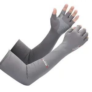 UV Protection Cooling Arm Sleeves UPF 50+ Summer Anti-UV Ice Silk Sun Sleeves Breathable Stretchy Sweat-Wicking Tattoo Cover Up Arm Covers for Men Women Unisex Cycling Running Hiking Golf Driving Outdoor Sports