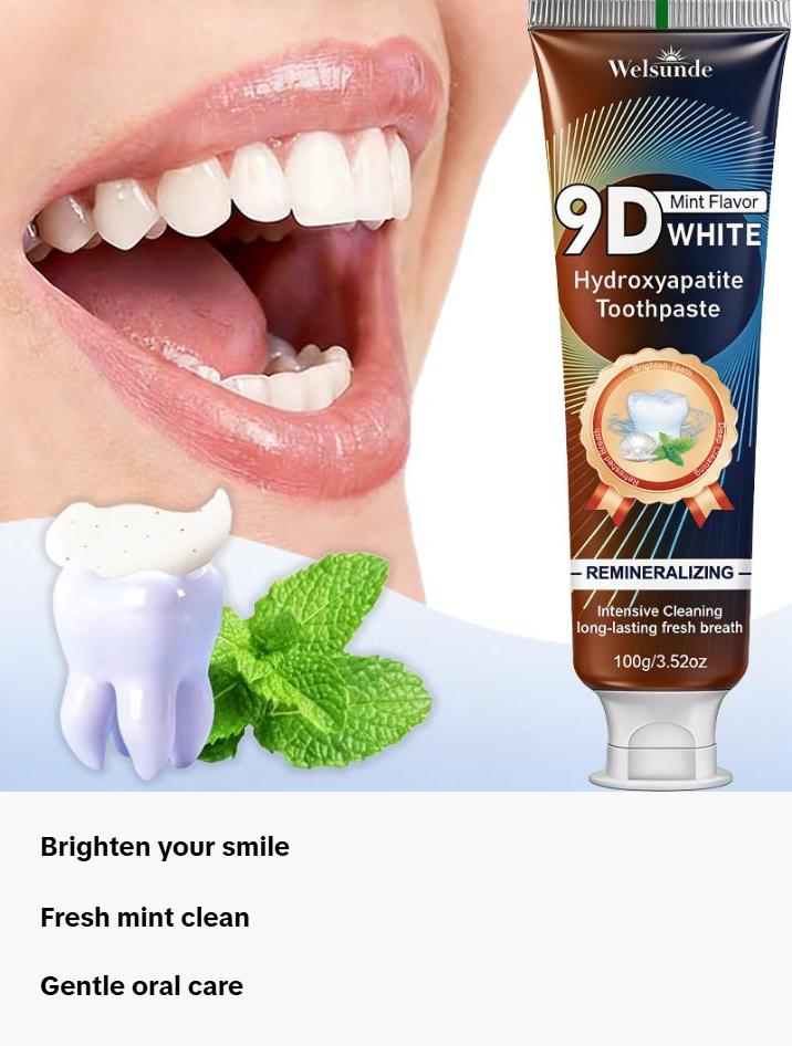 Welsunde 9D WHITE Hydroxyapatite Toothpaste