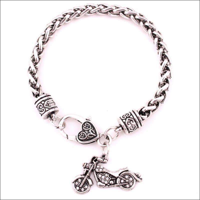 MOTORCYCLE CHARM BRACELET