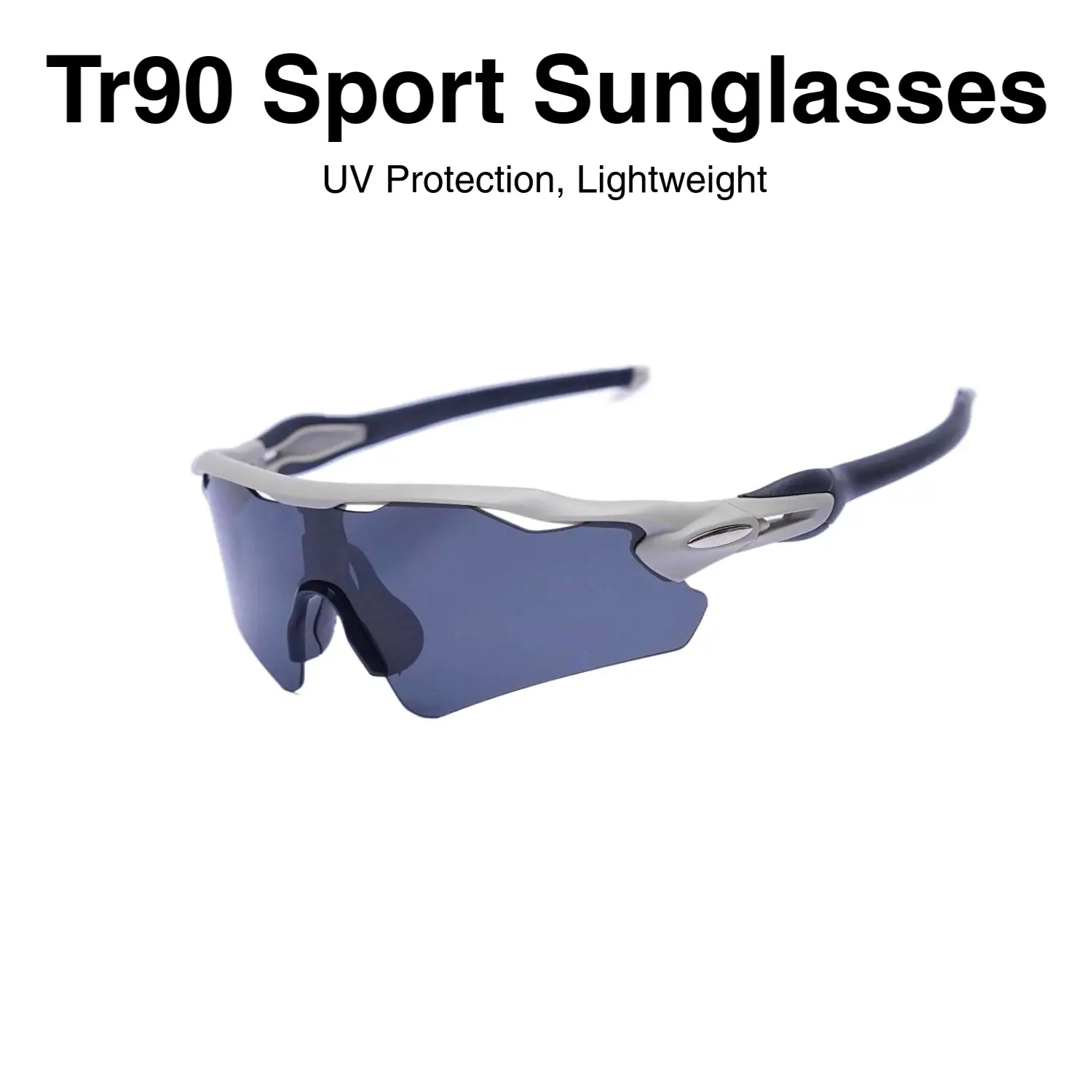 Unisex TR90 Nylon Sports Eyeglasses - Summer-Ready, Windproof, UV400 Anti-Glare, Unbreakable Ultralight Active Multi-Sports Shades for Cycling, Driving, Daily Use (Party Gift Option for Festive Supplies)