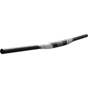 Full On Mountain Bike Handlebar with Bar Clamp 31.8mm and Width 810mm, Tough and Lightweight Alloy Riser Handlebar for MTB, BMX and Road Bike, Rise 7mm MTB Handlebar (Black)