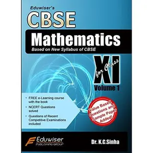 USED-Eduwiser's CBSE Mathematics for Class 11 - Vol. 1 by K.C. Sinha (Paperback)