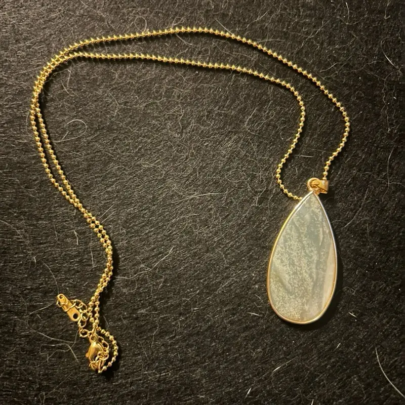 Fluorite pendant necklace