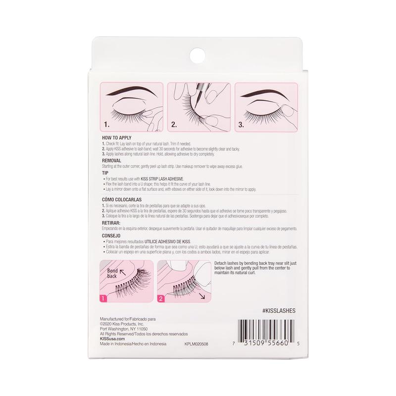 False Eyelashes, 'Style #11', 12 mm, Includes 5 Pairs Of Lashes, Contact Lens Friendly, Easy to Apply, Reusable Strip Lashes, Glue On, Mulitpack
