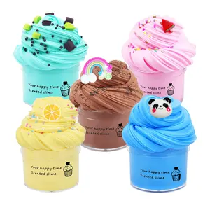 5 Pack Butter Slime Kit,Birthday Gifts for Kids,Party Favors for Girls and Boys,Non-Sticky,Super Soft Stress Relief Toy