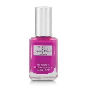 Karma Organic Naturals Nail Polish - Veronica  Best & Gentle for Nail Art, Nail Care & Manicure Aluminum Blend Plastic Powder Violet Cutics