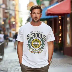 Nice Put God Back In Schools BBB Outdoors T-Shirt