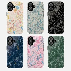 Hammerhead Shark Coral Reef Phone Case, Ocean Phone Case Cover for iPhone 17 16 15 14 13 12 Max Pro - Samsung Galaxy S Series