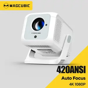 [US warehouse] Magcubic 420ANSI HY310X Projector Auto Focus & Keystone With 4K Videosource Supported  Full HD 1080P Android 11 Built-in 5W Speaker BT5.2 for Outdoor Theater Stand Mini Portable Projector