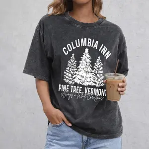 Columbia Inn Pine Tree Vermont Sweatshirt, White Christmas Shirt, A White Christmas Bing Crosby Crewneck, Christmas Movie Hoodie and Sweater