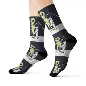 Alien Selfie Socks