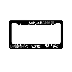 Sad Boyz 4 Life License Plate Frame, Car License Plate Frame, Car Accessories, Aluminum License Plate Frame, Custom License Frame