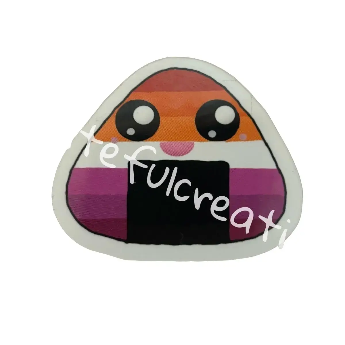 Original 1.5” x 2” Waterproof Vinyl Lesbian Pride Sticker
