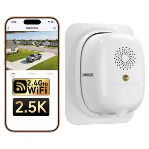 CINMOORE Wireless Window Security Camera 4MP 2.5K , Indoor WiFi Cameras 2.4GHz WiFi with  Cinmoore  AI Color Night Vision,Person & Motion Detection,24/7 Recording,Easy & Quick Install