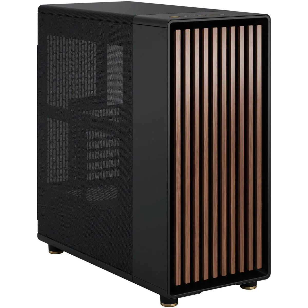 Fractal Design North ATX Mid-Tower ATX PC Case - Charcoal Black, with Mesh Panel Side Panel