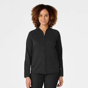 Wink Layers Fleece Full Zip Scrub Jacket