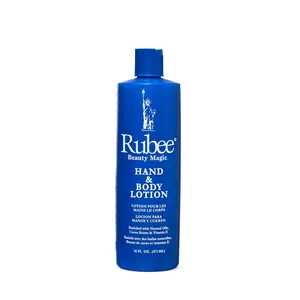 RUBEE Body & Hand Lotion - Non-Greasy 16 oz. Cacao Butter with Vitamin E - Moisturizer for Dry Skin - Soothes & Softens - Ultimate Skin Care Solution