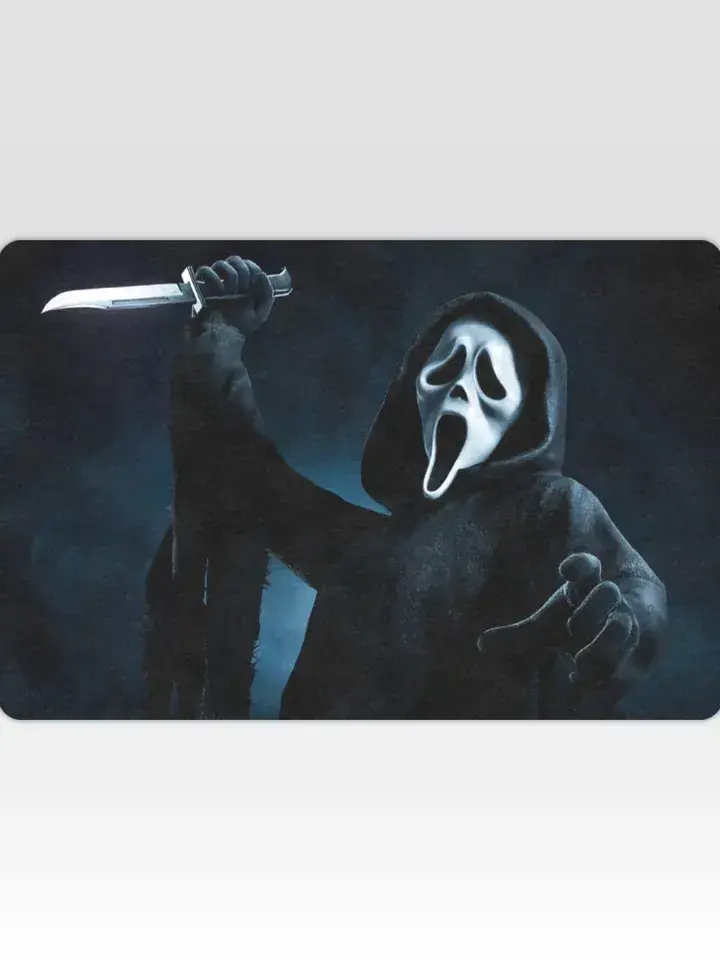 Ghost Face Doormat, Welcome Mat