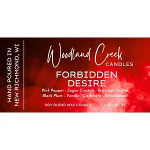 Forbidden Desire Soy Blend Wax Candle