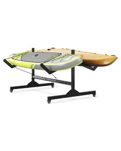 GAOMON Kayak Storage Rack, Heavy Duty Freestanding Kayak Rack for Garage and Outdoor Storage, Kayak Stand Adjustable for Kayak, Canoe, Surfboard and Paddle Board,