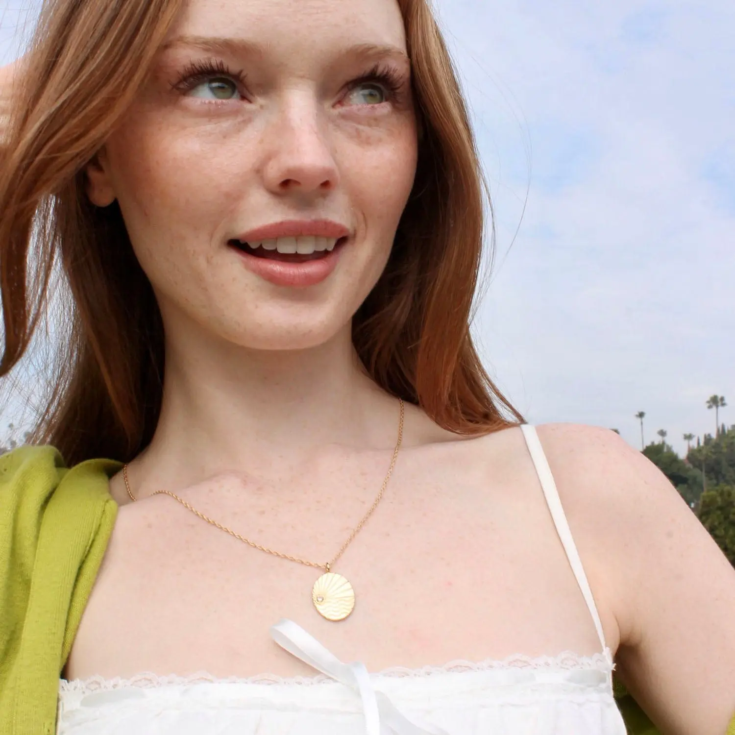 Ray of Sunshine Charm Necklace
