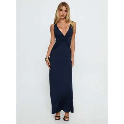 chinese dress ladies Frederica Plunge Burnout Maxi Dress Mauve