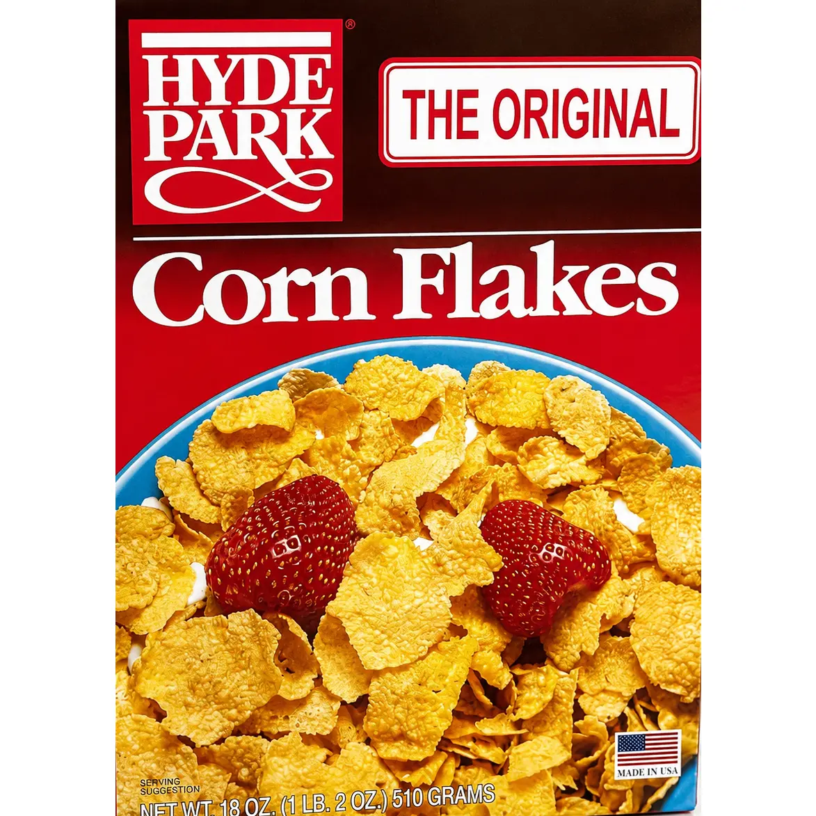 Hyde Park The Original Corn Flakes 18 oz 510 Grams Breakfast Cereal Made in USA