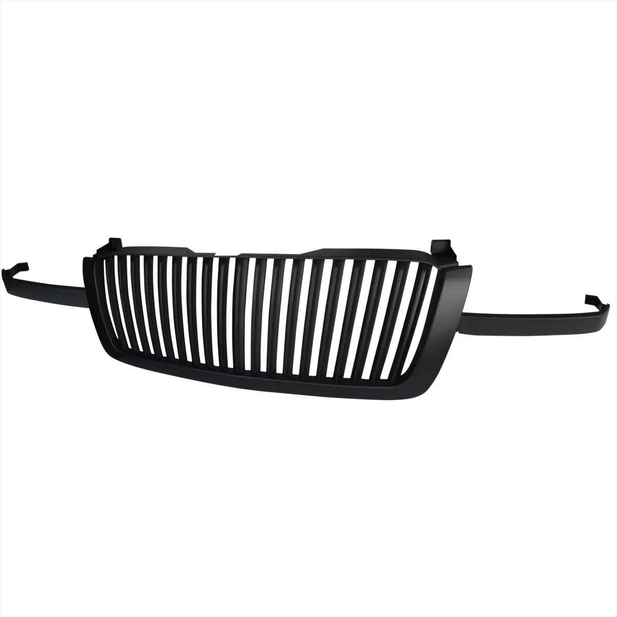 2003-2006 Chevrolet Silverado/Avalanche Matte Black ABS Conversion Vertical Grille