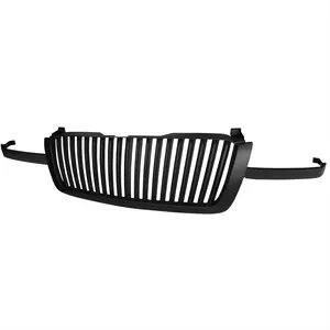 2003-2006 Chevrolet Silverado/Avalanche Matte Black ABS Conversion Vertical Grille