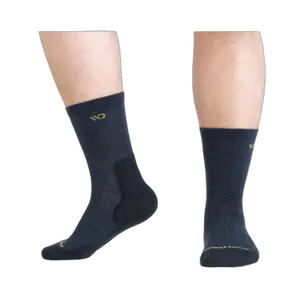 Men's Solid Cushioned Micro Crew Socks