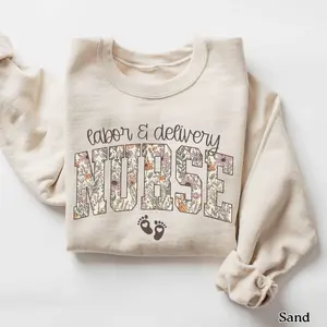 Labor and Delivery Nurse T-Shirt Or Sweatshirt , Labor and Delivery Nurse tee, RN Tshirt, L and D Nurse Nursing Student Gift Cotton Crewneck Unisex Unisex