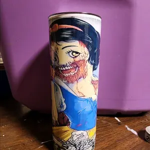 snow white horror character tumbler