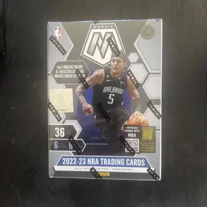 2022-23 Panini Mosaic Basketball Hobby Blaster Box Mosaic Green Ice Prizm sport trading sportcards for sale collectible